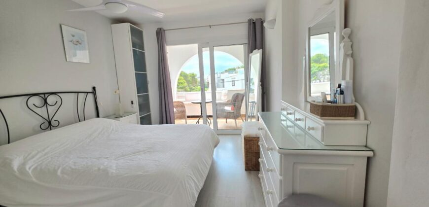 NEW SEA VIEW LISTING! TOP FLOOR APARTMENT ES FORTI 249.500€