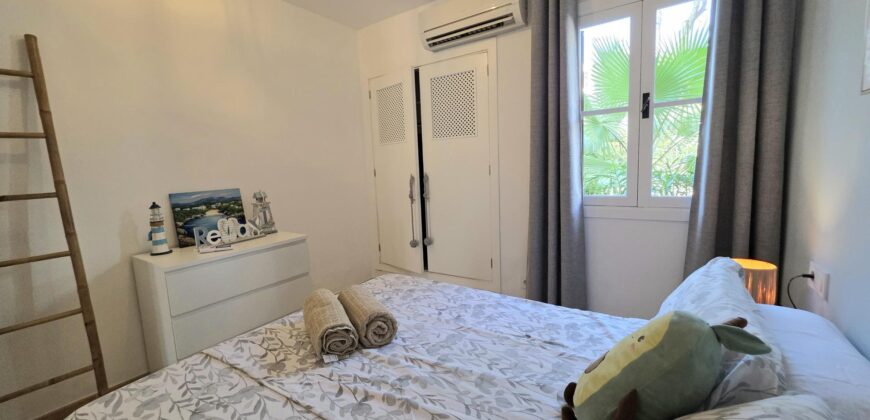 A LITTLE GEM IN CALA D’OR – GROUND-FLOOR APARTMENT BETWEEN TWO BEAUTIFUL BEACHES – €399,900